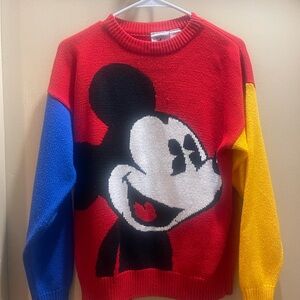 Retro Colorful Mickey Mouse Sweater